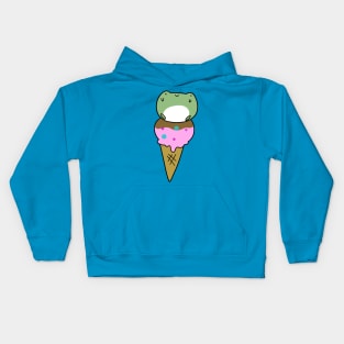 Frog Icecream Kids Hoodie